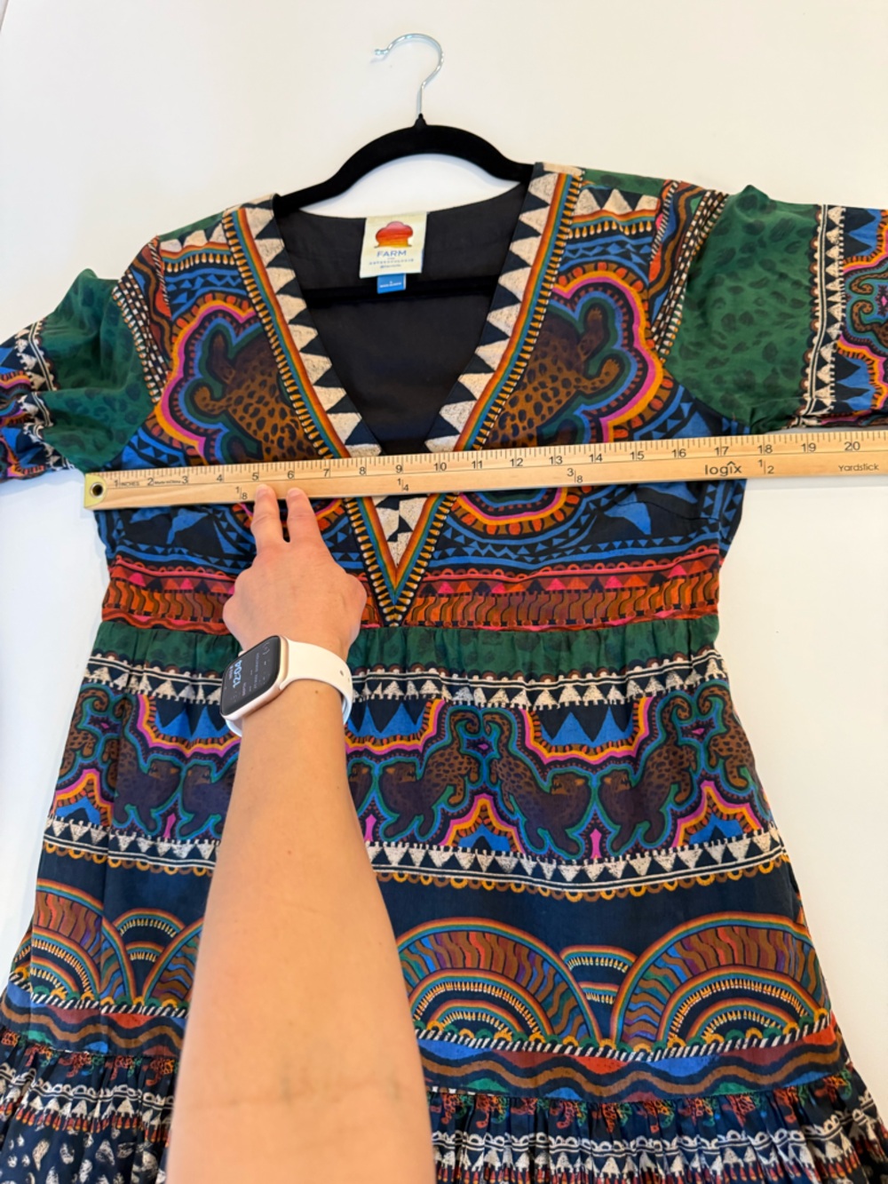 Farm Rio V-Neck Printed Tunic
Dress Sz Small - Picture 12 of 16